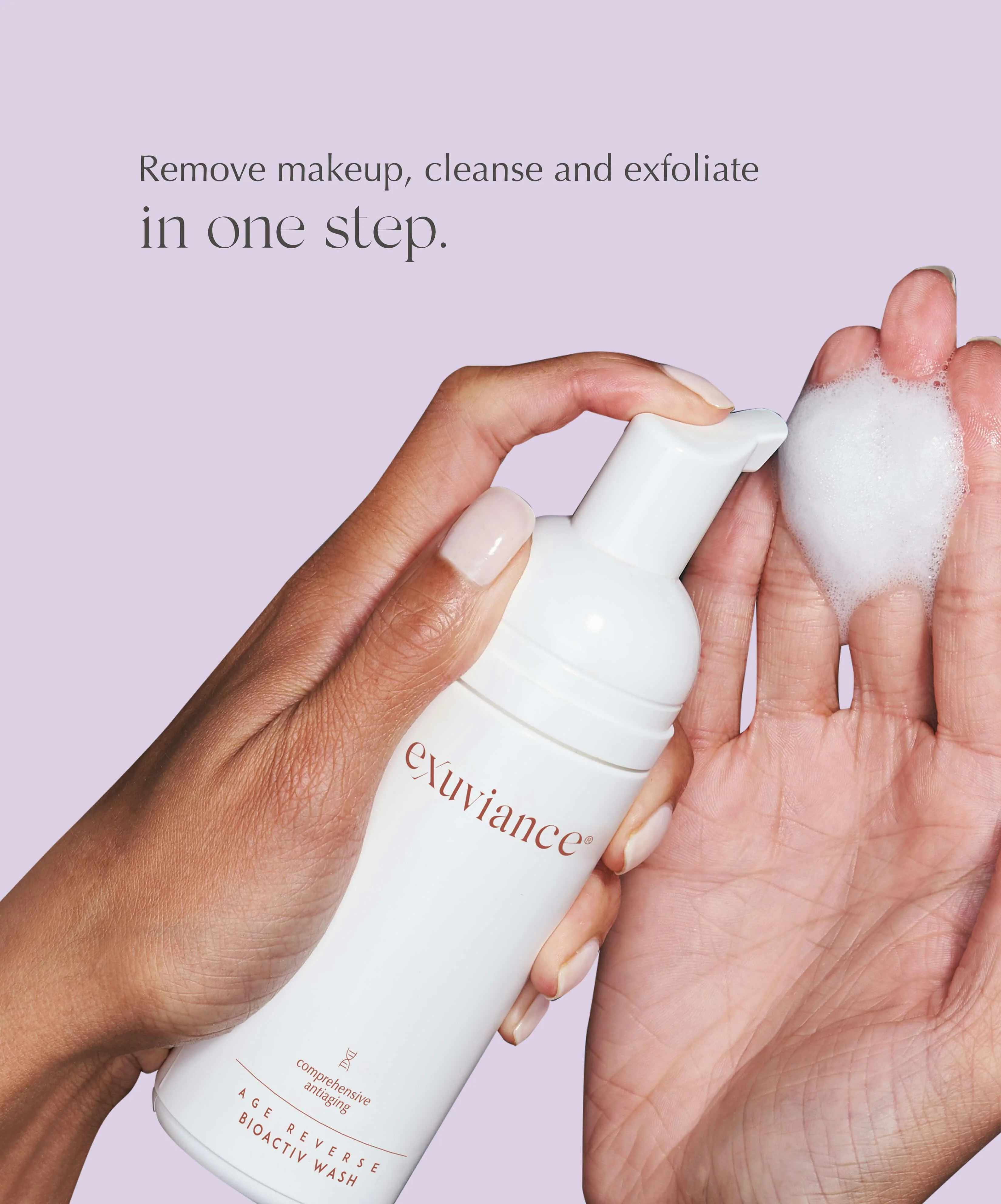 AGE REVERSE+ BioActiv Wash Foaming PHA Facial Cleanser - Image 3